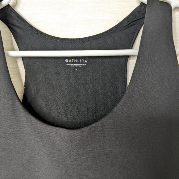 Athleta Ultimate Crop Bra A-C Size Large - Picture 6 of 11